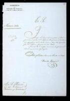 Manuscript Letter Signed in full as Governor of Oaxaca, Mexico