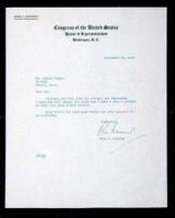 Typed Letter Signed &ldquo;John Kennedy&rdquo; as Congressman.