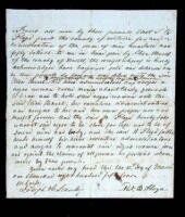 Manuscript bill of sale for a female slave