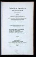 Carminum Rariorum Macaronicorum Delectus