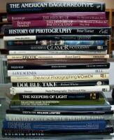 Shelf of photography volumes