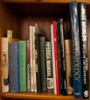 Shelf of works, mostly on photography