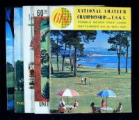 Lot of 190 of golf programs for the U.S. Open, Women's, Senior and Amateur