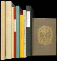 Nine volumes on printing and the book arts published by the Book Club of California