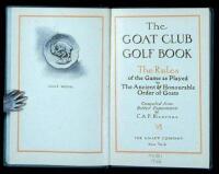 The Goat Club Golf Book: The Rules of the Game as Played by the Ancient & Honourable Order of Goats
