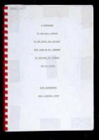 A Catalogue of the Golf Library of the Royal and Ancient Golf Club of St. Andrews by Shelves, by Authors and by Titles with Appendices and a General Index - Draft Copy