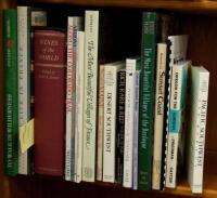 Shelf lot of mostly travel books, mostly France