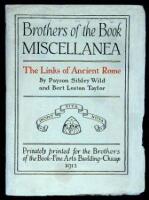 Brothers of the Book Miscellanea: The Links of Ancient Rome