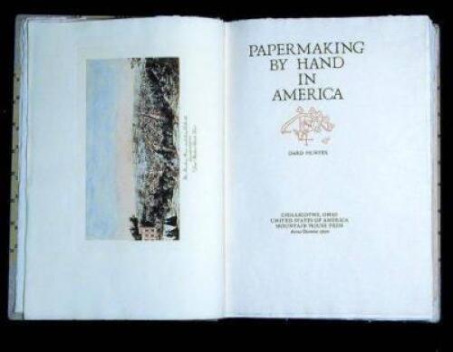 Papermaking by Hand in America