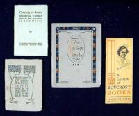 Lot of 4 catalogues from the Roycrofters