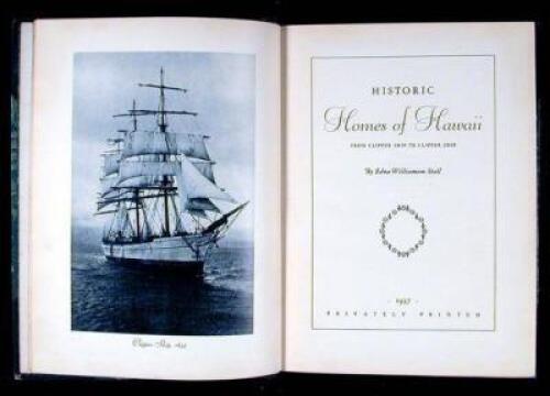 Historic Homes of Hawaii, from Clipper Ship to Clipper Ship