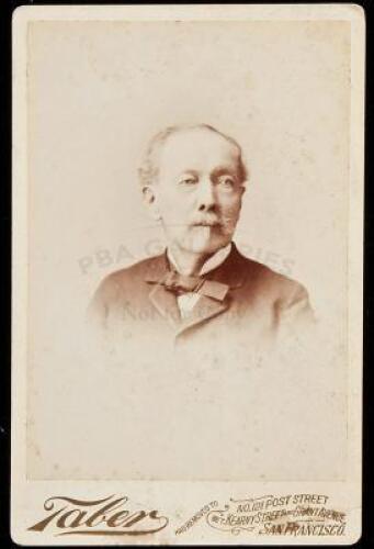 Cabinet card of Dr. John H. Lochhead, an American port doctor of British Hong Kong