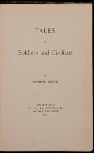 Tales of Soldiers and Civilians