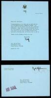 Field and Stream International Fishing Guide [with a typed letter signed by President Johnson]