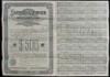 Gold Bond for $500 from the Saratoga & Almaden Railroad Co., with redemption coupons intact