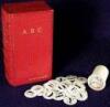 Set of ivory ABC counters