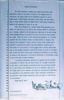 Document signed by Walt Disney