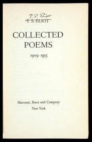 Collected Poems, 1909-1935