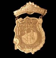 Souvenir medal for the First Annual Festival of Mountain and Plain of Colorado