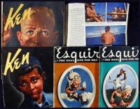 Early Hemingway appearances in Esquire, Holiday, and Ken Magazines