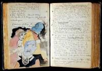 Miller's Paris Notebooks from 1932-1936, with manuscript and typed notes on ideas and resources for his writings