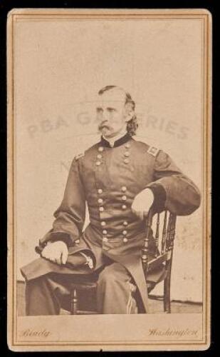 Carte de Visite of George Armstrong Custer