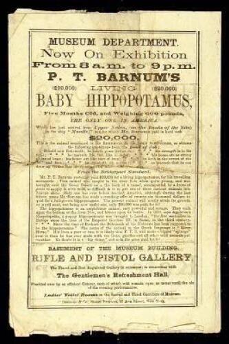 Original advertising handbill.