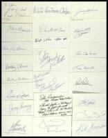 Collection of 36 signatures.