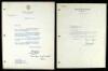 Two Typed Letters Signed to Ole Olsen