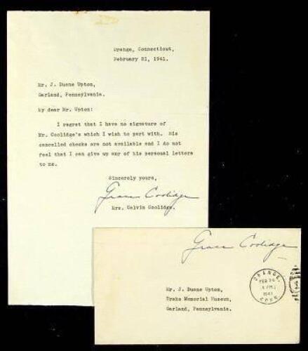 Typed Letter Signed in full