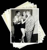 Group of four signed items.