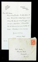 Autograph Letter Signed “A. Conan Doyle.”