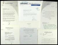 Lot of 37 signed letters.