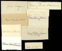 Collection of nine Signatures