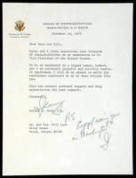 Typed Letter Signed as Congressman