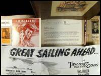 Three large scrap books filled with letters and memorabilia concerning his sailing ship “Albatross”