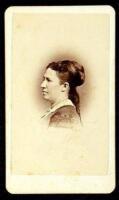 Carte-de-visite profile portrait photograph