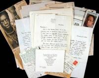 Significant collection of correspondence and other items.