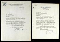 Two Typed Letters Signed to Ole Olsen