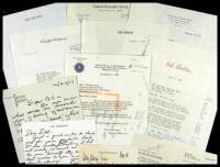 Collection of letters from various celebrities.