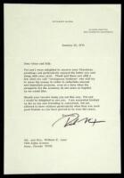 Typed Letter Signed "Dick Nixon."