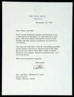 Typed Letter Signed as President