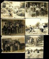 Group of six vintage photographs.