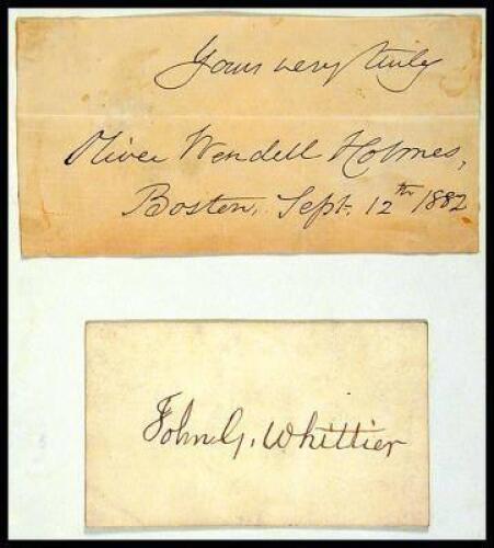 Signatures on separate slips.