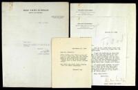 Two Typed Letters Signed to Ole Olsen