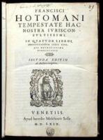 Tempestate Hac Nostra Juris Consultissima in Quatuor Libros, Institutionum Juris Civilis Eruditissima Commentaria