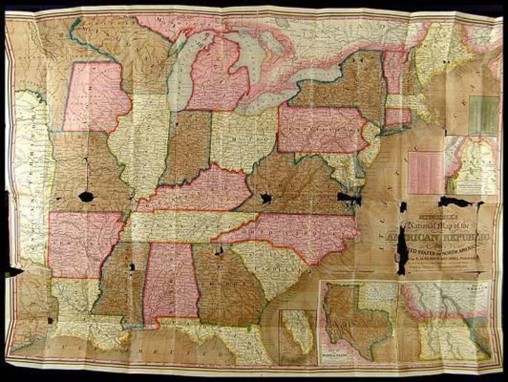 A Route-Book, Adapted to Mitchell's National Map of the American ...