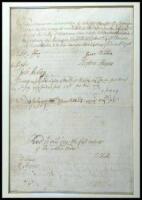 Document Signed by Newton