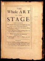 The Whole Art of the Stage. Containing Not only the Rules of the Dramatick Art, but many curious Observations about it...