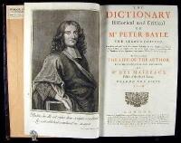 The Dictionary, Historical and Critical of Mr. Peter Bayle